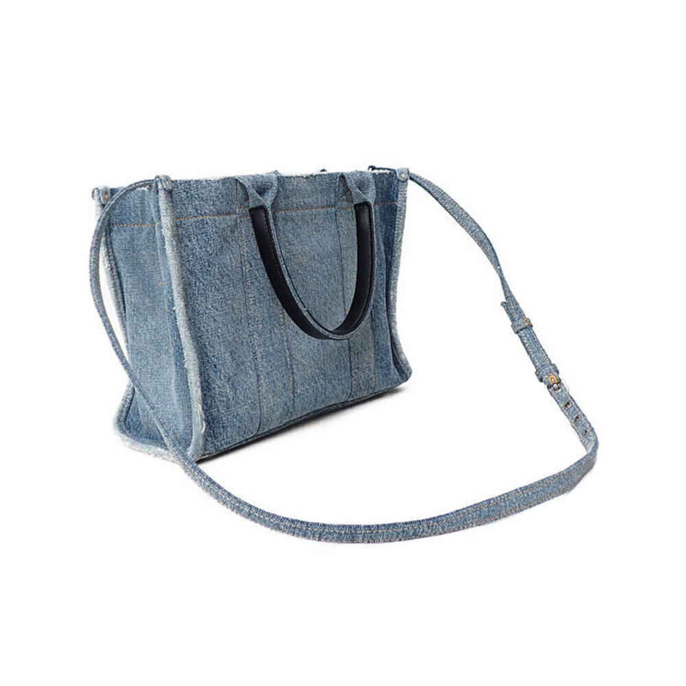 BALENCIAGA Hardware Tote 2way Denim Bag Blue - Picture 2 of 9
